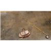 Image 1 : *Sam Snead Collection" Fly Fishing Creole FISH BASKET with a Pflueger Sal-Trout No. 1554 REEL