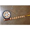 Image 5 : *Sam Snead Collection" Fly Fishing Creole FISH BASKET with a Pflueger Sal-Trout No. 1554 REEL