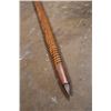 Image 6 : Hand-made Polish CIUPAGA or SHEPHERD'S AXE Signed GRS 1964 with Brass Accents