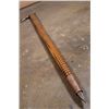 Image 7 : Hand-made Polish CIUPAGA or SHEPHERD'S AXE Signed GRS 1964 with Brass Accents