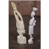 Image 3 : *TEXAS RESIDENTS ONLY* Set of (2) Carved ELEPHANT Ivory Sculptures