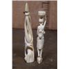 Image 4 : *TEXAS RESIDENTS ONLY* Set of (2) Carved ELEPHANT Ivory Sculptures