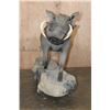 Image 4 : XL Life-sized WARTHOG on a Natural Base