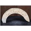 Image 1 : Hand-carved HIPPOPOTAMUS Tusk Featuring 2 Elephants and Trees