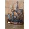 Image 3 : Original Bronze "Man is a Hunter" SCULPTURE #9/36 Signed by Rick Taylor on a Rotating Wood Base