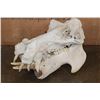 Image 4 : XL HIPPOPOTAMUS Skull and Jaw with Ivory Tusks