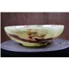 Image 3 : Large Polished Natural GREEN BANDED ONYX Decorative Bowl