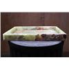 Image 4 : Hand-carved and Polished Green Banded Onyx SERVING TRAY