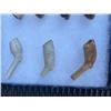 Image 5 : (10) Native American or Indian Clay Pipes in a Wood and Glass Display