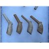 Image 6 : (10) Native American or Indian Clay Pipes in a Wood and Glass Display