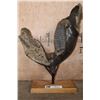 Image 2 : Fossilized MAMMOTH Jaw Specimen with a Huge Tooth on a Custom Stand