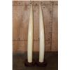 Image 13 : *TEXAS RESIDENTS ONLY* Set of ELEPHANT IVORY Tusks on Wood Bases