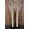 Image 5 : *TEXAS RESIDENTS ONLY* Set of ELEPHANT IVORY Tusks on Wood Bases