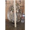 Image 2 : Absolutely Massive XXXL Polished PETRIFIED WOOD Egg with Druzy Inclusions on a Black Ring Stand