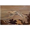 Image 10 : Huge Original "Cape Buffalo" Wood Inlay Art Signed by artist Andreas Bauer