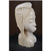 Image 3 : *TEXAS RESIDENTS ONLY* ELEPHANT IVORY Tusk Bust of a Fulani Woman from West Africa