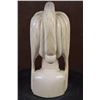 Image 5 : *TEXAS RESIDENTS ONLY* ELEPHANT IVORY Tusk Bust of a Fulani Woman from West Africa