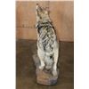 Image 7 : Life-sized "Howling" WOLF on a Stationary Base