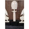 Image 4 : *TEXAS RESIDENTS ONLY* Set of (3) ELEPHANT IVORY Sculptures