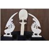 Image 6 : *TEXAS RESIDENTS ONLY* Set of (3) ELEPHANT IVORY Sculptures