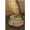 Image 12 : XXL *Real Skin* "Swimming" CROCODILE on a Decorative Base with Wheels