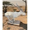 Image 1 : *TEXAS RESIDENTS ONLY* Huge #2 (When "Taken") Record Book Life-sized ADDAX on a Wood Base