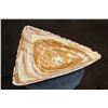 Image 1 : XL Polished GREEN BANDED ONYX Decorative Triangle Bowl