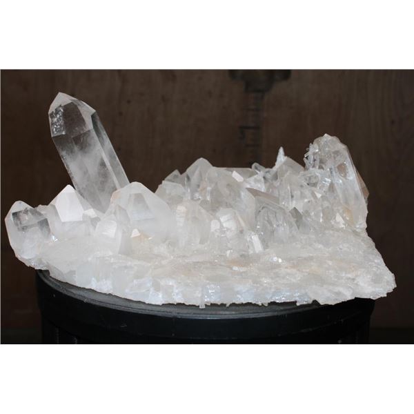 Huge XXL Natural Arkansas CLEAR QUARTZ Crystal Cluster