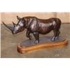 Image 1 : XL Original "Vanishing Giant" Bronze SCULPTURE #30/30 by Paul Tadlock on a Wood Base