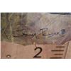 Image 6 : Beautifully detailed ELEPHANT HIDE "Big 5" Painting Signed by South African Artist Stella Pelser.