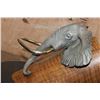 Image 11 : (2) Original Bronze and Marble John Parson's #9/50 Elephant Tusk Stands