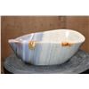 Image 3 : Hand-carved and Polished AGATE Decorative Bowl