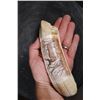 Image 2 : Scrimshawed HIPPOPOTAMUS Tusk Featuring a Kudu by Luciana