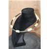 Image 3 : Traditional *Real" ELEPHANT Hair and ELEPHANT Foot Sole Bead Necklace from Botswana Africa