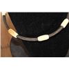 Image 5 : Traditional *Real" ELEPHANT Hair and ELEPHANT Foot Sole Bead Necklace from Botswana Africa
