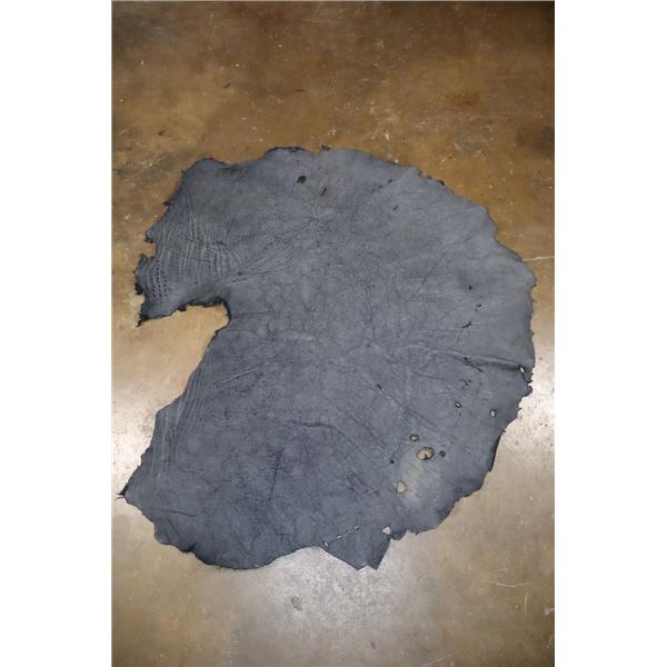 *Real Skin* Tanned ELEPHANT Ear Dyed Black