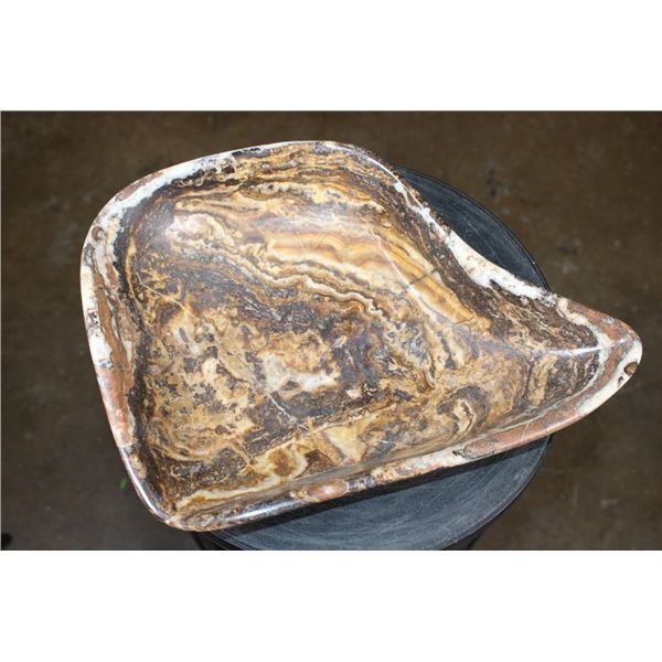 Big Polished Moroccan AMBER ONYX Bowl