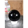Image 2 : Big Polished BLACK OBSIDIAN Mineral Sphere Specimen