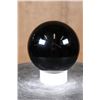 Image 3 : Big Polished BLACK OBSIDIAN Mineral Sphere Specimen