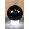 Image 5 : Big Polished BLACK OBSIDIAN Mineral Sphere Specimen