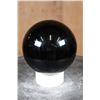 Image 6 : Big Polished BLACK OBSIDIAN Mineral Sphere Specimen