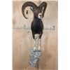 Image 2 : Half-body MOUFLON on a Rock Wall Hanging Base