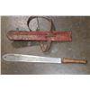 Image 1 : Antique Maasai SWORD with an Animal Hide Sheath