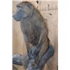 Image 4 : Life-sized BABOON on a Tree Log Wall Base