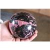 Image 2 : Polished PINK RHODONITE Mineral Sphere Specimen