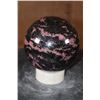 Image 4 : Polished PINK RHODONITE Mineral Sphere Specimen