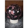 Image 6 : Polished PINK RHODONITE Mineral Sphere Specimen