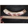 Image 2 : Scrimshawed HIPPOPOTAMUS Ivory Tusk Featuring Elephants by Luciana
