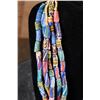 Image 2 : (5) African Trade Bead NECKLACES from Ghana