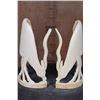 Image 2 : *TEXAS RESIDENTS ONLY* (2) Matching Carved ELEPHANT IVORY Tusk Sculptures from the Same Tusk